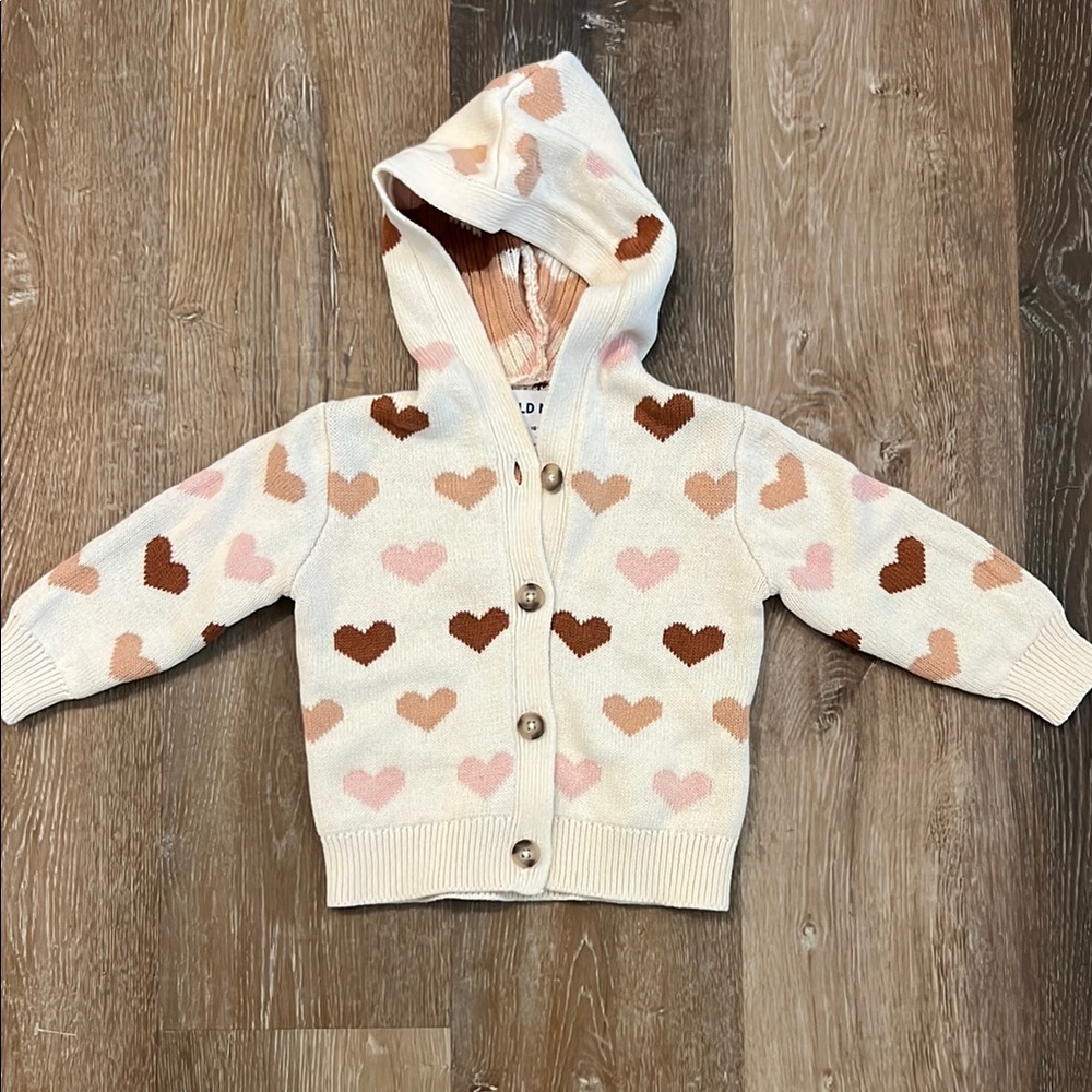 Old Navy Heart Knit Hoodie